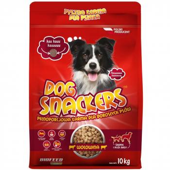 Biofeed Dog Snackers Adult Medium & Large Beef - Alimento seco para perros - 10 kg