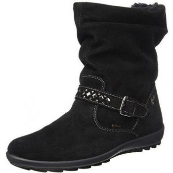 PrimigiGlossy - botas de media caña con forro cálido y botines Niñas
, color negro, talla 39 EU