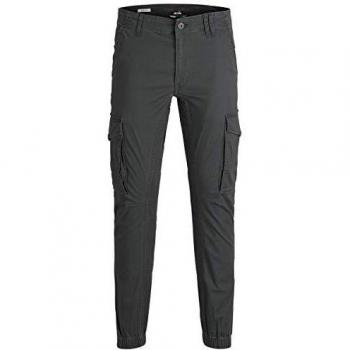Jack & Jones Paul Lake 542 Men's Trousers - Grey, 34W 36L
