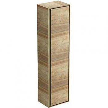 Armario Alto Ideal Standard CONNECT AIR 1600x300x400mm Decoración Pino Claro / Marrón Mate con 1 Puerta