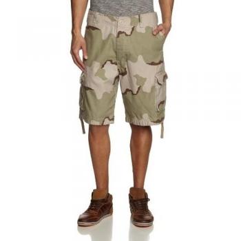 Surplus Vintage Shorts Washed Short, Hombre, Multicolor-4 Farben Desert, Medium