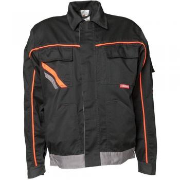 Planam 2481048 - Chaqueta bund visline v2, tamaño 48, negro/naranja/zinc