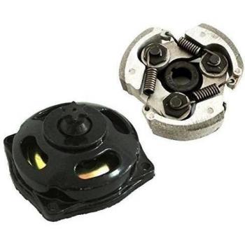 Generic embrague + (pequeño Caja de cambios dientes de carga embrague para 2 Stroke 47 cc 49 cc Pocket Dirt Bike Mini ATV Quad kinderquad para Notebook