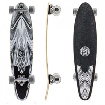 Mindless Longboards Raider VI 34.0 Completo gris, Longboard, Adultos Unisex, Color Gris, Dimensiones 8 x 34