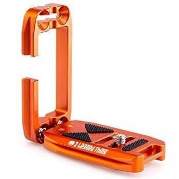 3 Legged Thing Ellie Short Universal L-Bracket - Arca Swiss Compatible L-Bracket for Use with Multiple Camera Makes & Models with Shorter Base - Copper