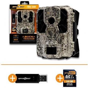 Cámara de Caza Ultra Compacta Spypoint 12 MP con Video HD, Reducción de Desfoque, Aumento Infrarrojo, Detección de Disparo y Alcance del Flash de 34 m