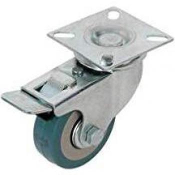FIXMAN 413608 - Rueda giratoria de goma con freno