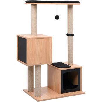 Árbol rascador para gatos con plataforma de sisal 104 cm