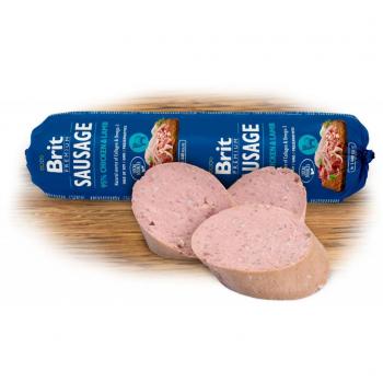 Salchichas Brit Premium de Pollo y Cordero para Perros 800g