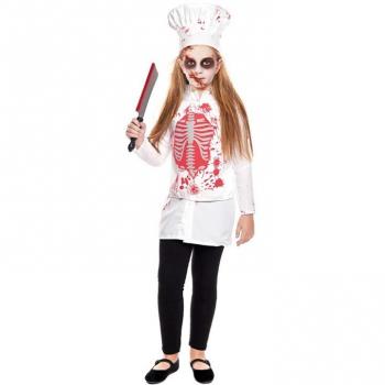 Disfraz de Zombie Cocinera para niña