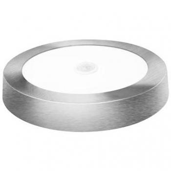 Downlight LED Superficie Redondo con Sensor 18W Neutro Plata Mate