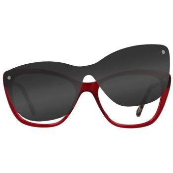 Cat Eye Clip-On TR90 Rojas Gafas Recetadas para Mujer - Gafas Anti-Azules - SmartBuy Collection