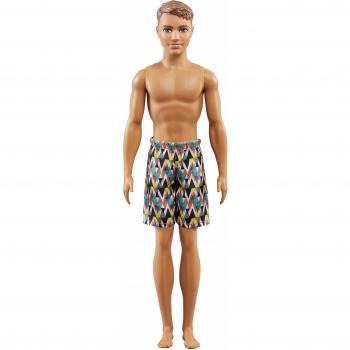 Barbie Ken Muñeco de Playa con Short Gráfico FJF09
