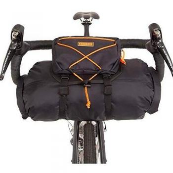 Restrap Bar Bag con Food Pouch framebag, Negro, M