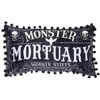 Sourpuss Cojín Workin stiffs Pillow Black