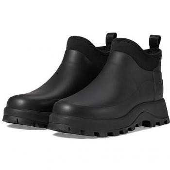 Hunter City Explorer Unisex Black Rubber Ankle Boots - Size UK 6 EU 39 US 8