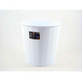 Cestino de Papel Elegance Blanco 10L Stefanplast