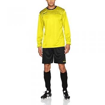 Uhlsport - Match Team Kit L/S, Color Amarillo,Negro, Talla M