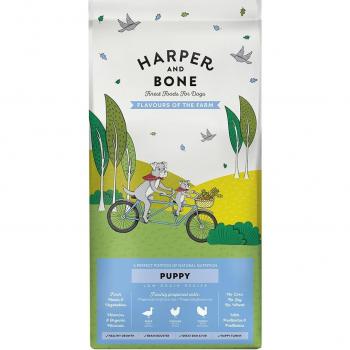 Harper & Bone Complete Puppy Farm Flavours Pienso para Cachorros con Pollo, Pato y Pavo 2kg