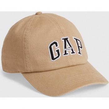 GAP Gorra de béisbol con logo bordado para hombre, color beige, talla única