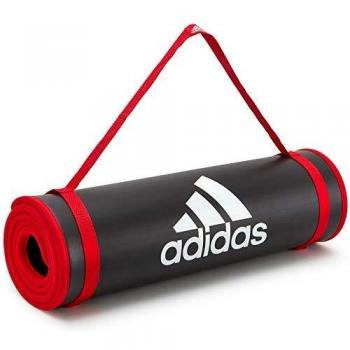Adidas ADMT-12235 Colchoneta Fitness, Unisex Adulto, Negro/Rojo, Talla Única