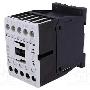 Contactor Eaton DILM12-10, 3 polos, 1 NO, 12 A, bobina 24 V AC, potencia 5.5 kW