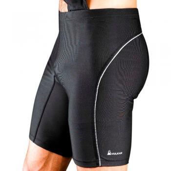 Vulkan Sportline Pantalones Cortos Ligeros, Hombre, Negro, M