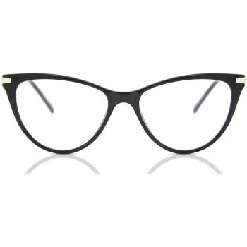 Cat Eye Full Rim Plastic Women’s Prescription Glasses Online Black Size 53 - Blue Light Block Available - SmartBuy Collection
