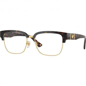 Versace VE3348 Eyewear Frames, Color: 108 Uomo Squadrata Tartaruga, Style: Stylish, Type: Unisex, Color: Brown/Havana, Size: 55 MM