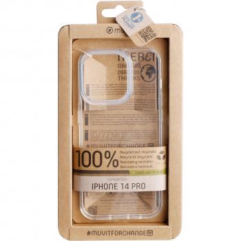 Funda Muvit for Change Recycletek Transparente para Apple iPhone 14 Pro
