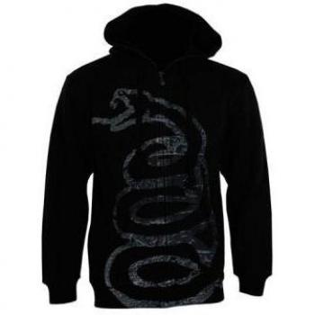 Metallica Men's Hoodie - Burnished Album - Black M