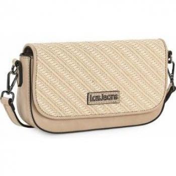 Bolso Bandolera Mujer 313385 - Bolso de Marca Lois Jeans para mujer en color beige