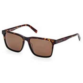 Gafas de Sol Timberland TB9306 Habana Oscuro Polarizadas Marrón Cuadradas Unisex