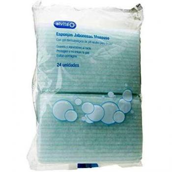 ALVITA ESPONJAS JABONOSAS MONOUSO 24 U