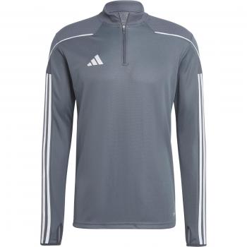 Adidas Chaqueta Tiro23 L Tr Gris - Chaqueta deportiva, color gris, diseño moderno, fabricada con tecnología de ventilación Climalite, ajuste regular, cierre completo, bolsillos laterales con cremallera