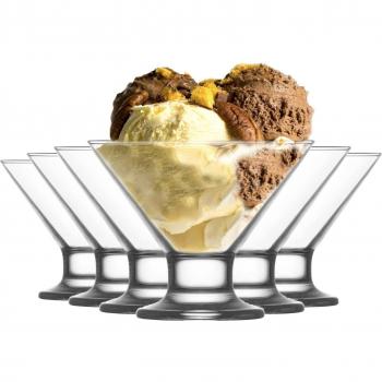 SET 6 COPAS HELADO 190CC CREMA