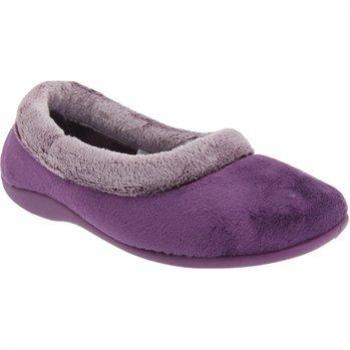 Sleepers Ladies Julia Memory Foam Collar Slippers