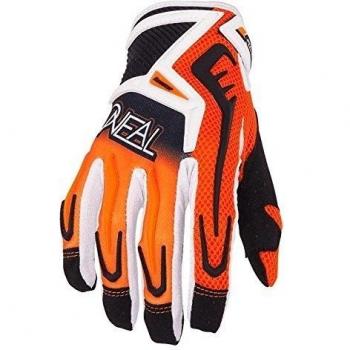 O'Neal Reactor Guantes de Bicicleta, Negro / Naranja, S