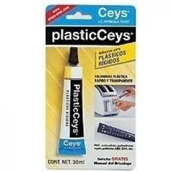 Ceys - Adhesivo para plásticos rígidos - Soldadura plástica -Fuerte y rápido - Color transparente