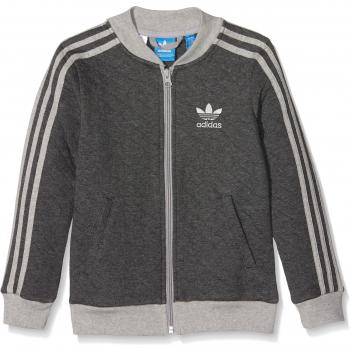 adidas Enhanced Superstar Chaqueta, niño, Enhanced Superstar, Dark Grey Heather/Medium Grey Heather, 15 años