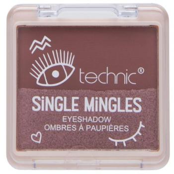 Technic Cosmetics - Mini paleta de sombras de ojos Single Mingles en tono Kiss Chase