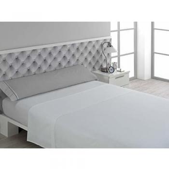 DON ALGODÓN Funda Almohada, Gris, 45x170