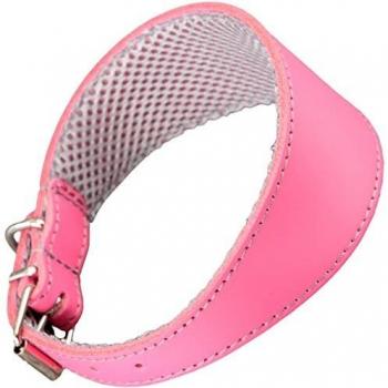 Arppe 195374535129 Collar Galgo Cuero Forro 3D Amazone, Rosa y Gris