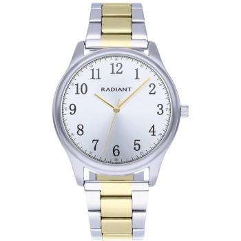 Reloj Radiant Rex RA574205 de hombre con correa de acero y esfera plateada/gris