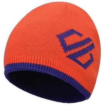 Dare 2b Frequent Beanie Fleece Lined Knitted Reversible Hat Accesorio para la Cabeza, Infantil, Fiery Coral/Simply Purple, 11-13