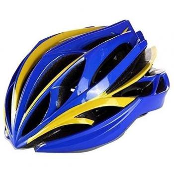 Unisex Ciclismo para bicicleta de carretera casco de seguridad Yellow-blue