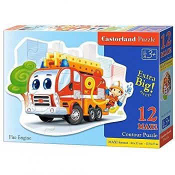 Puzzle Maxi Camión de Bomberos 12 Piezas Castorland