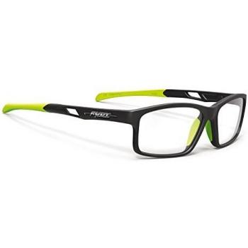 RUDY PROJECT Gafas de Vista INTUITION LARGE B Matte Black Lime Asian Fit Nose Pads 56/17/138 unisex