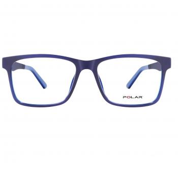 Gafas Recetadas Polar 528 With Clip-On 20 para Hombre Azules, Armazones de 54 mm