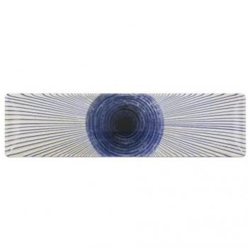 Fuente Rectangular Irys Elite Brillo 30x8cm - Porcelana Resistente y Elegante, Apta para Lavavajillas